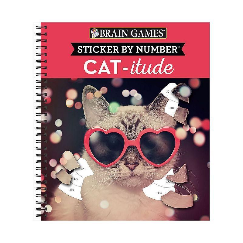 Brain Games - Sticker by Number: Cat-Itude