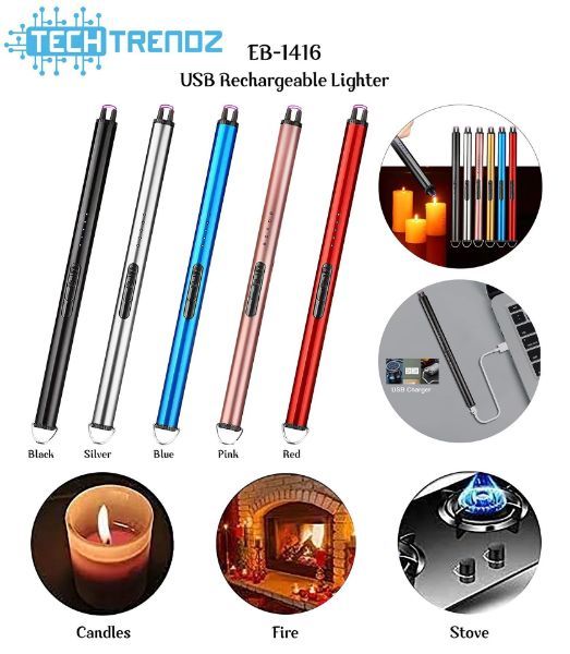 Rechargeable USB Lighter - Black