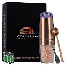 Votre Chateau Electric Salt & Pepper Mill - Bronze