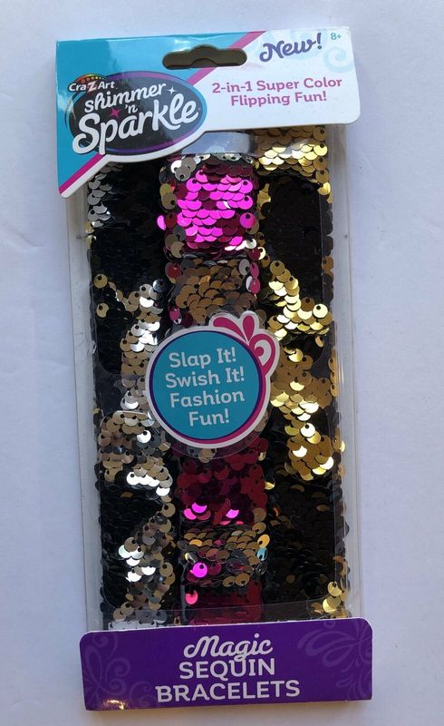 Shimmer Sparkle 2-in-1 Super Color Flipping Fun Magic Sequin Bracelets