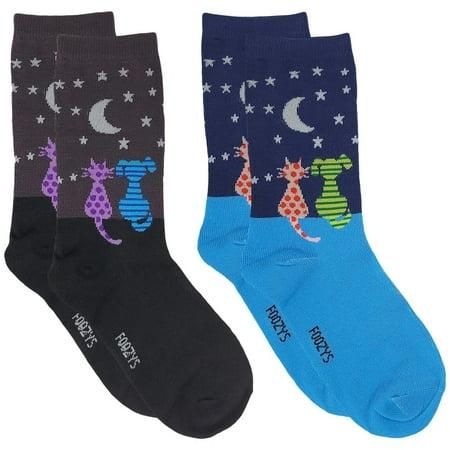Foozys Wms Crew - Stargazing Cat & Dog (Black & Blue) Foozys Wms Crew - Stargazing Cat & Dog (Black & Blue)