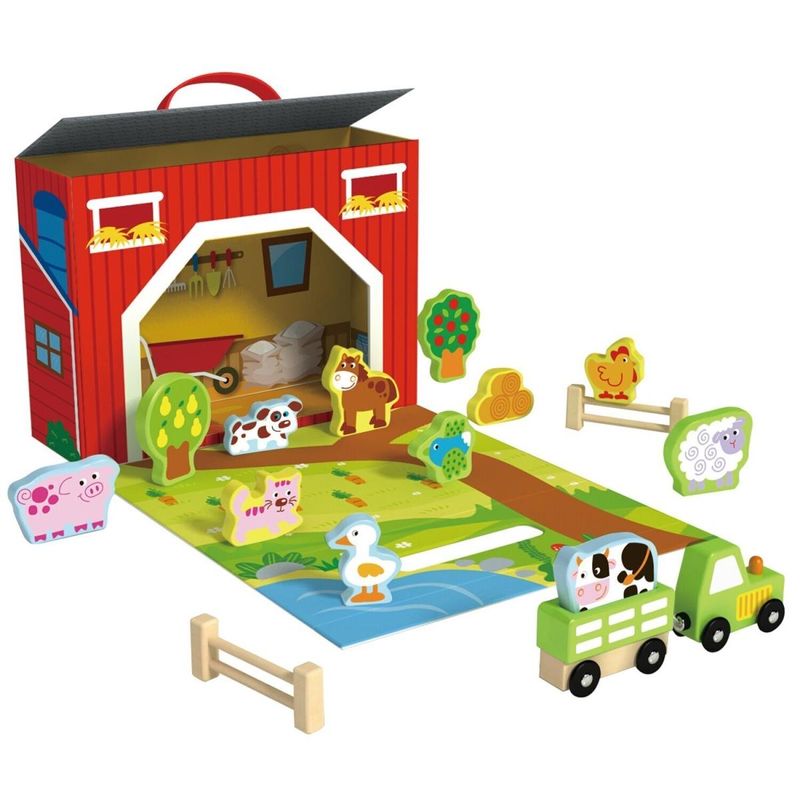 Tooky Toy Farm Play Box