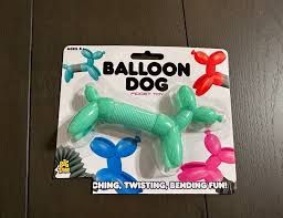Balloon Dog Fidget Toy - Green