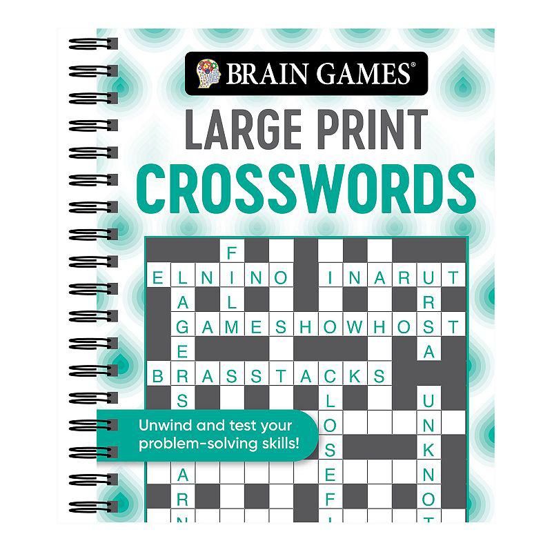 Brain Games - Large Print Crosswords
