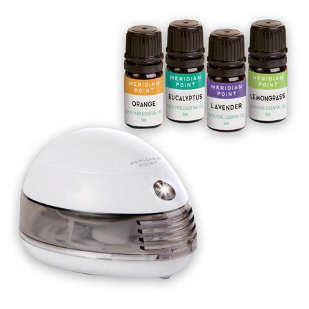 Portable Diffuser with 4 Essential Oils