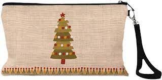 Fugly Sweater Christmas Tree with LED Lights Crossbody Clutch