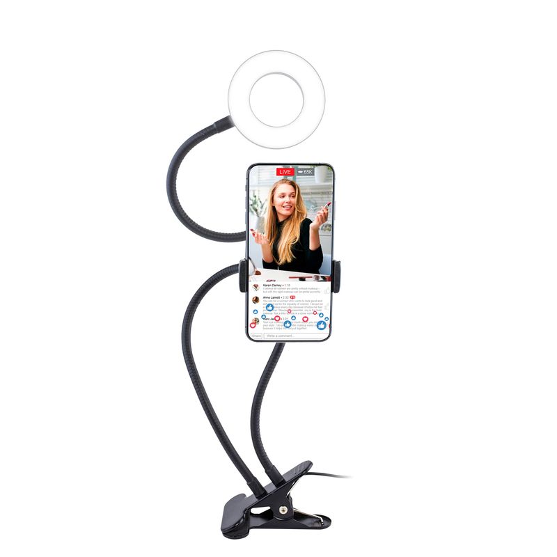 Selfie Ring Light with Cell Phone Holder