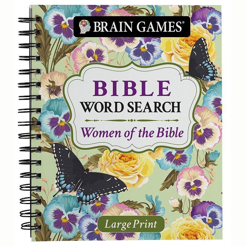 Brain Games: Large Print Bible Word Search: Women of the Bible