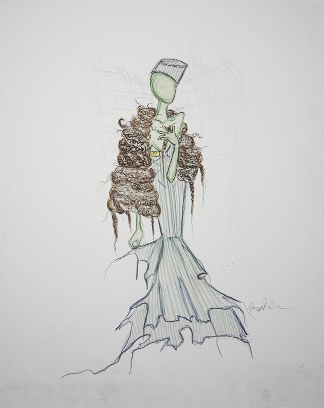 Striped Pajama Fashion Show