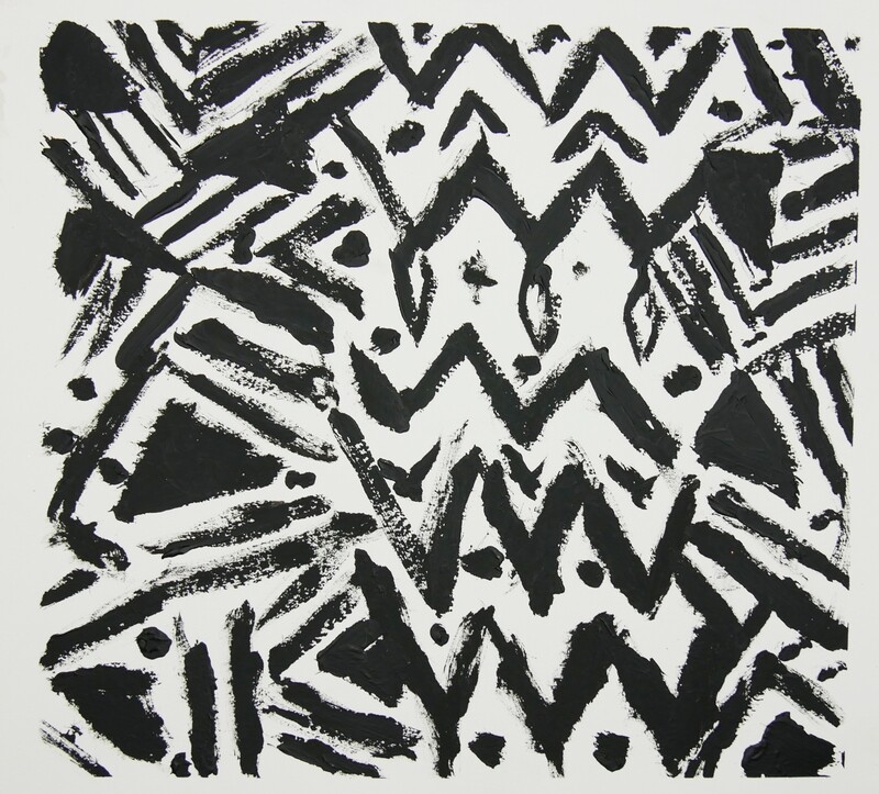 B&amp;W Swatch Pattern