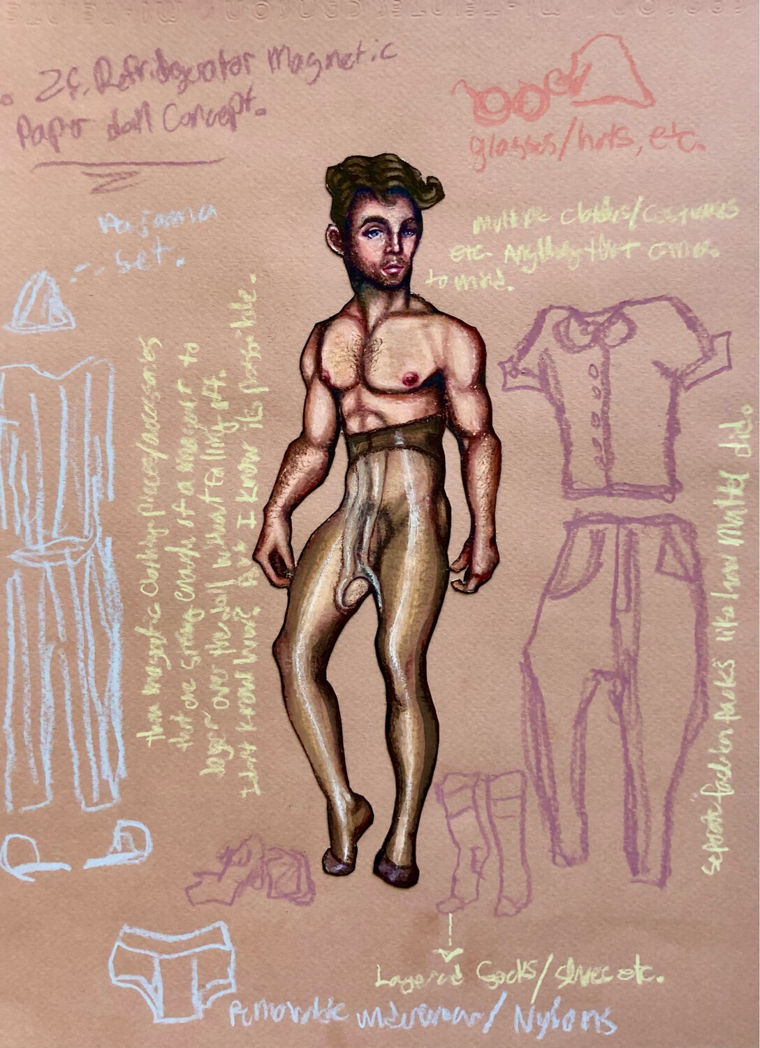 🔴 Magnetic Refrigerator Doll