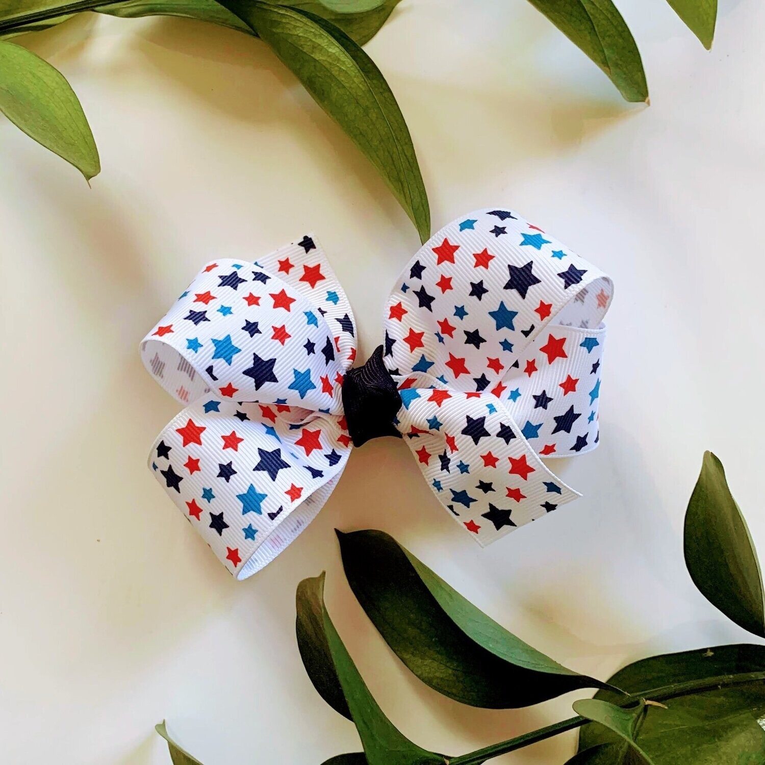 Patriotic Stars Bow