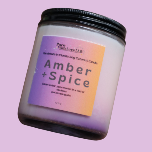 Amber Spice Coco Soy Candle
