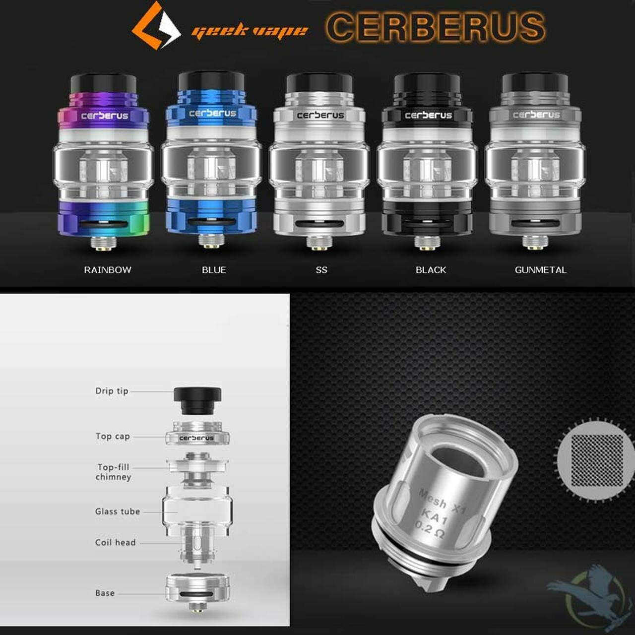 Geek Vape Ceberus Tank Geek Vape Ceberus Tank