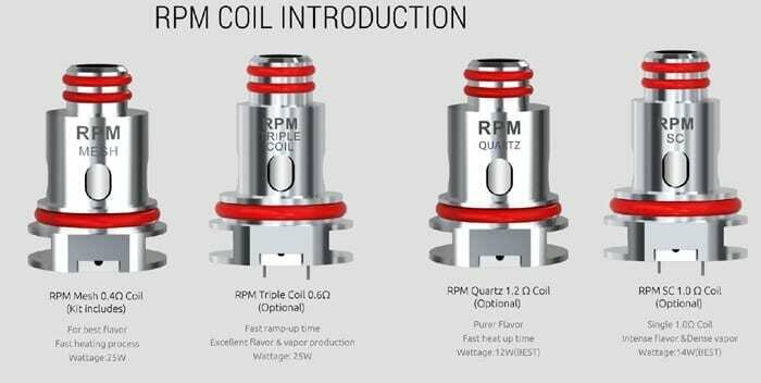 Smok RPM Coils (single) & PODS Smok RPM Coils (single) & PODS