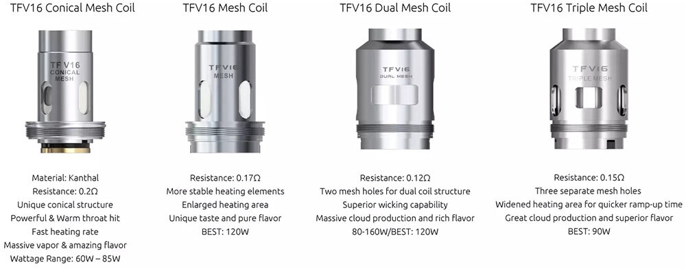 Smok TFV16 & TF Coils (single) Smok TFV16 & TF Coils (single)