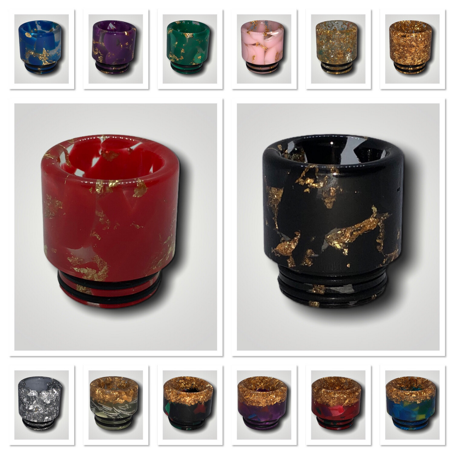 Special Drip Tips 810 Gold Fleck Special Drip Tips 810 Gold Fleck