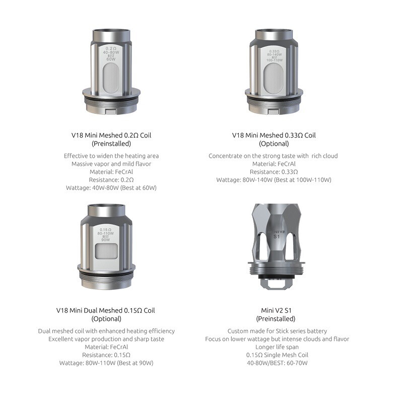 Smok TFV18 Mini Coils (single)