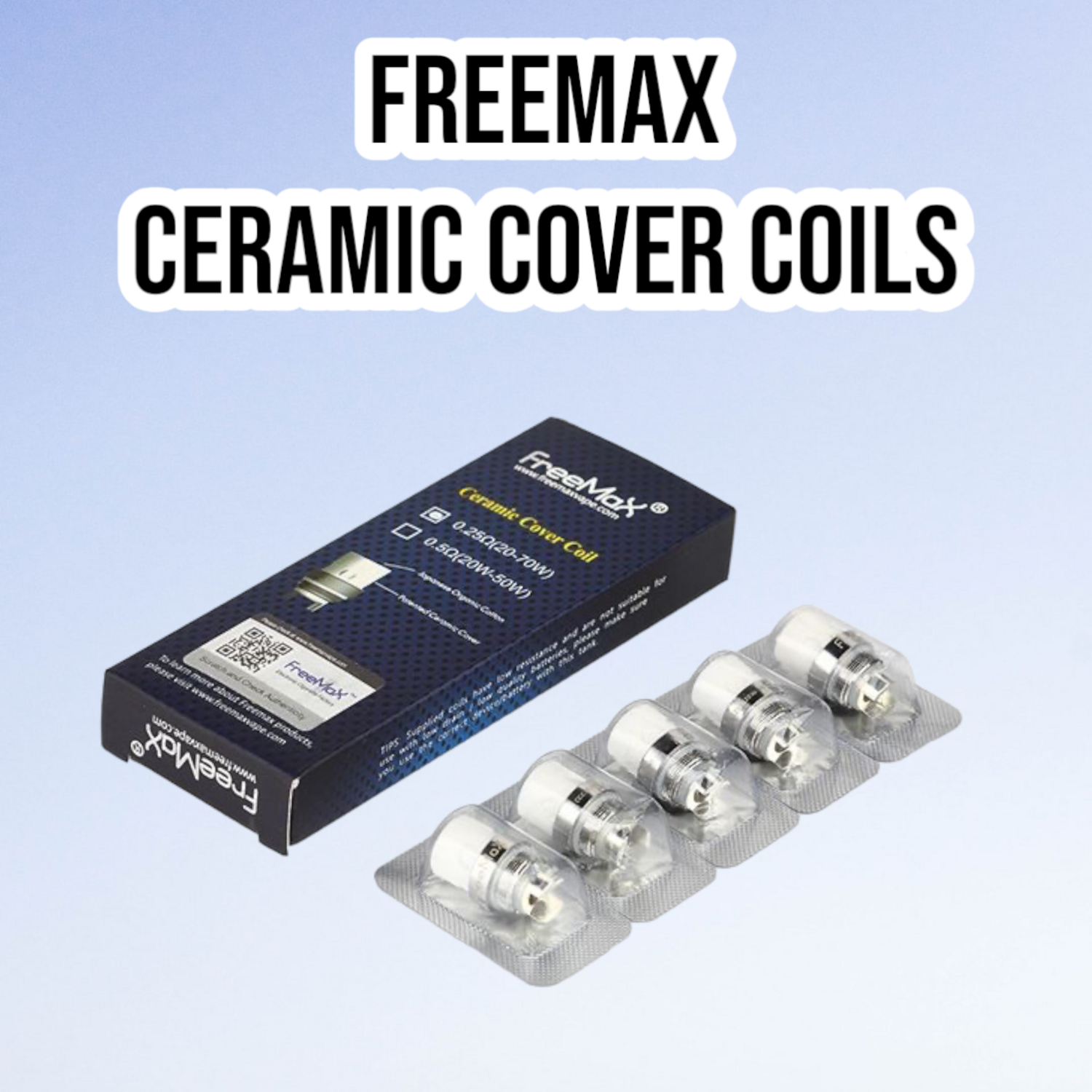 Freemax Ceramic Cover Coils 0.5 Ohm (Single)