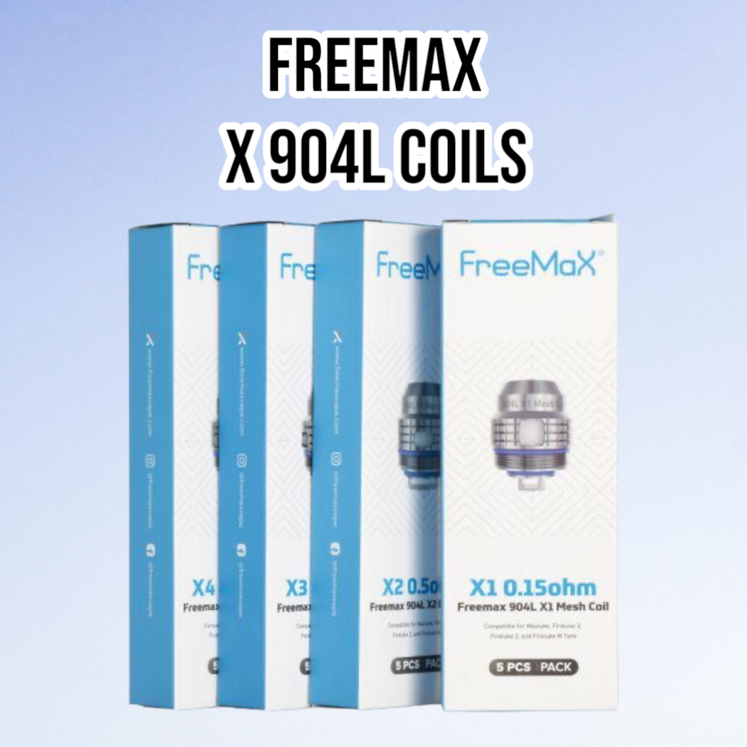 Freemax X 904L Coils (Single)