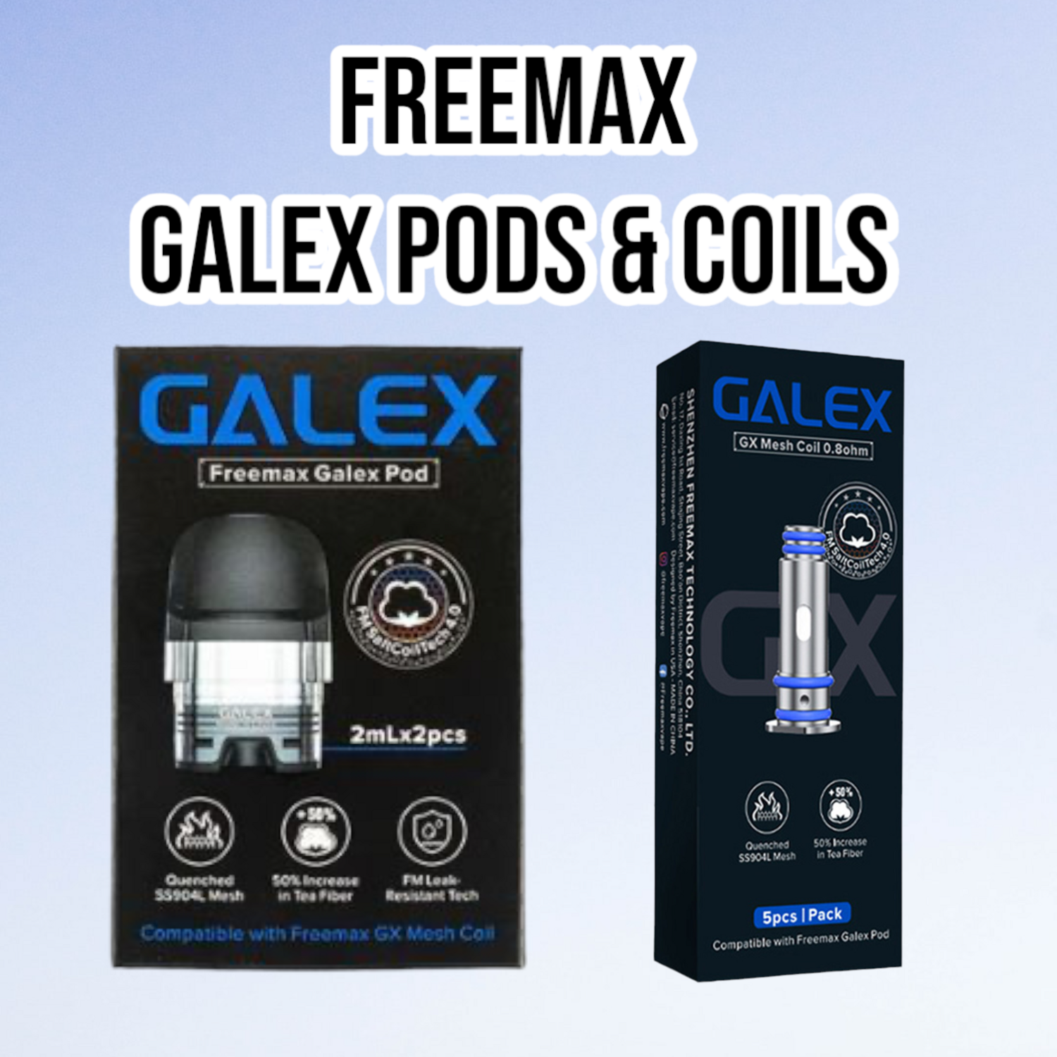 FREEMAX Galex Pods & Coils