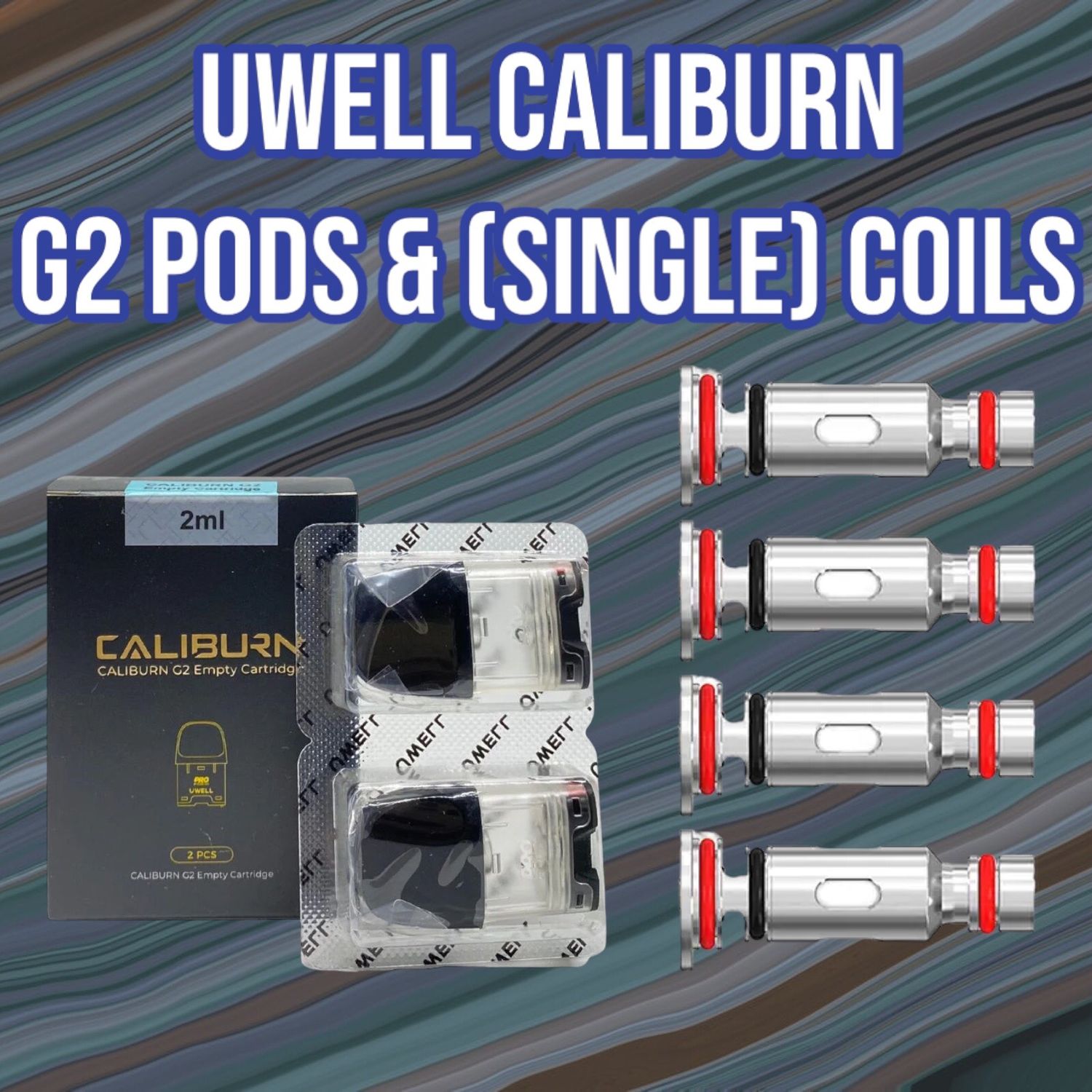 Uwell Caliburn G2 Coils (singles) & Pod