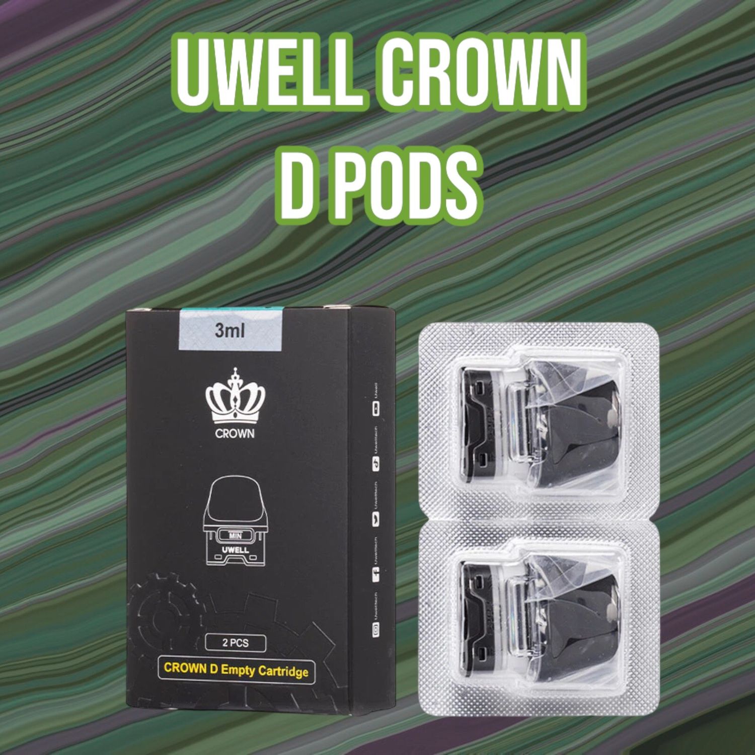 Uwell Crown D Pods 2/pcs