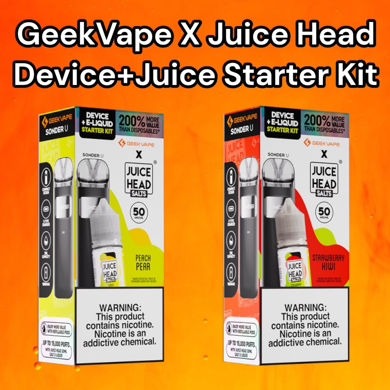 GeekVapeXJuiceHead Pod Starter Kit