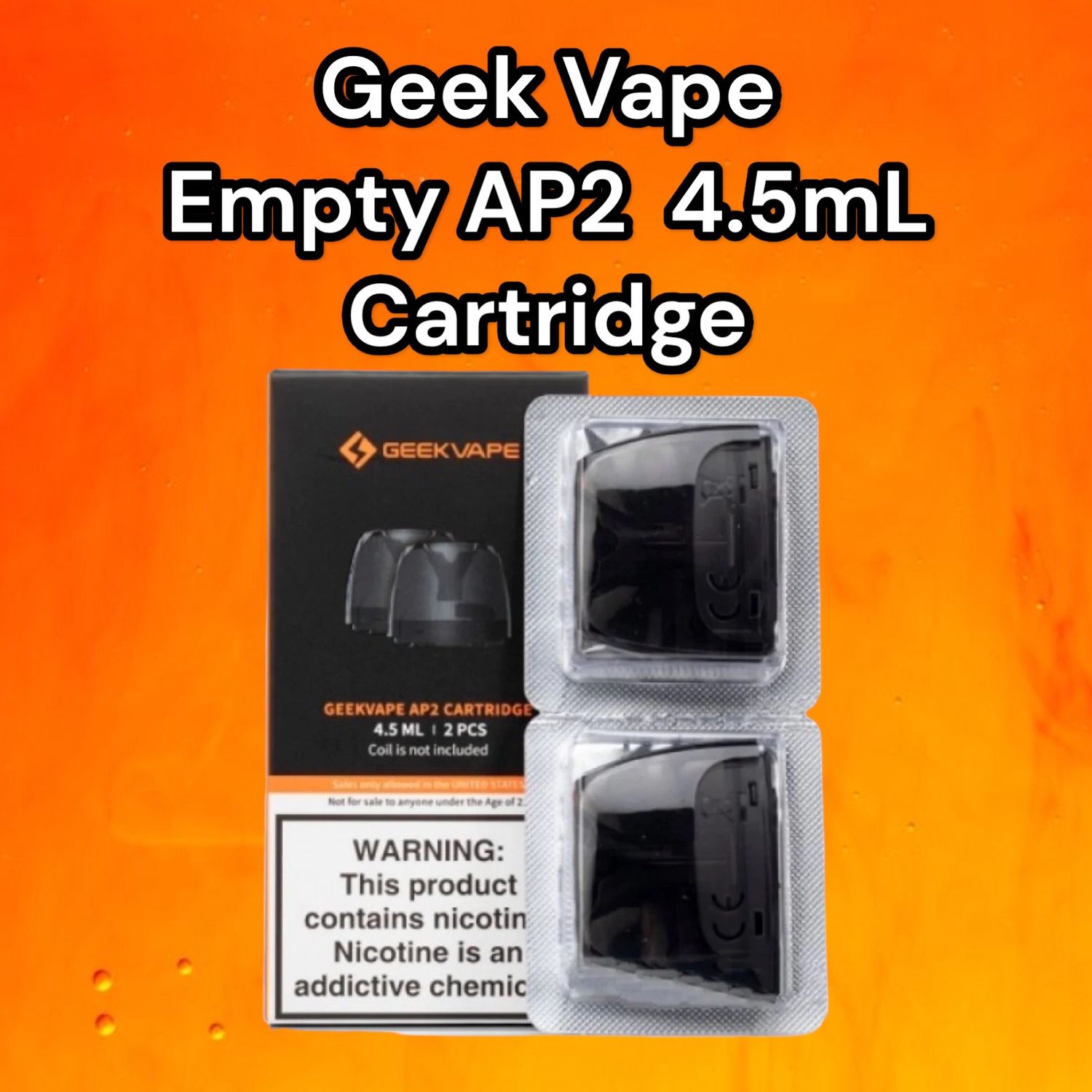 GeekVape AP2 Cartridge (4.5ml-2pcs)