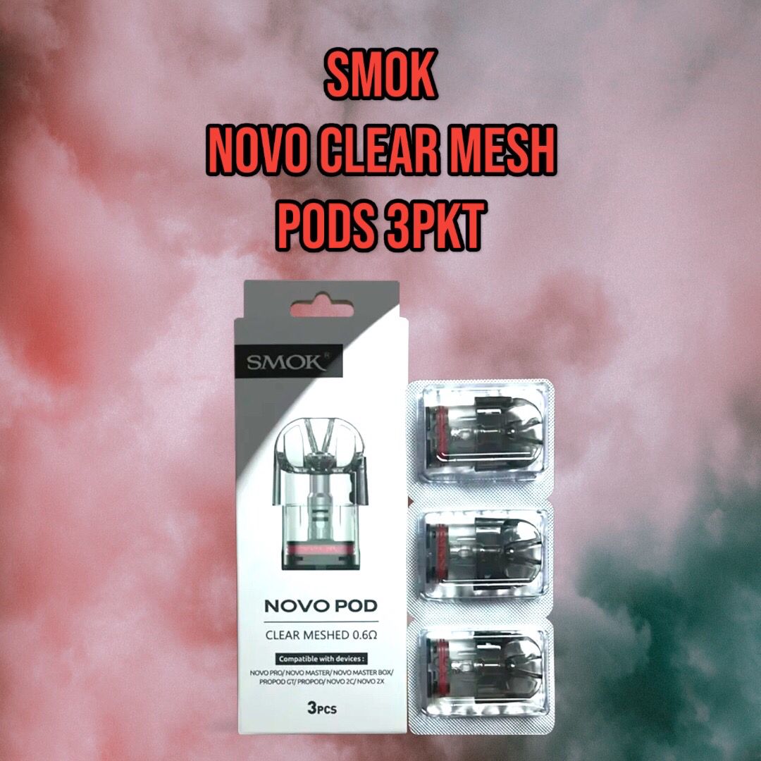 Smok Novo Pod Clear Meshed 3pk