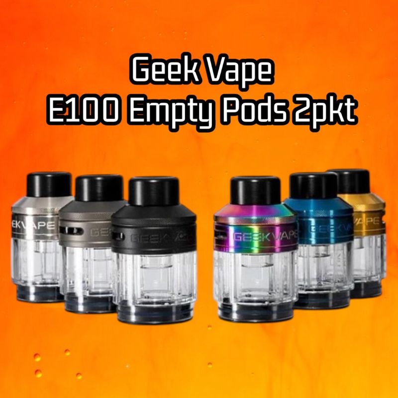 GeekVape E100 Pods 2pk no coil
