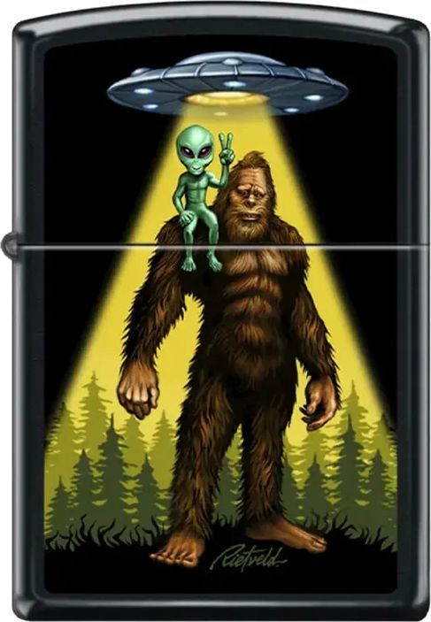 46416 Rick Rietveld Alien & GorillaZippo Lighter