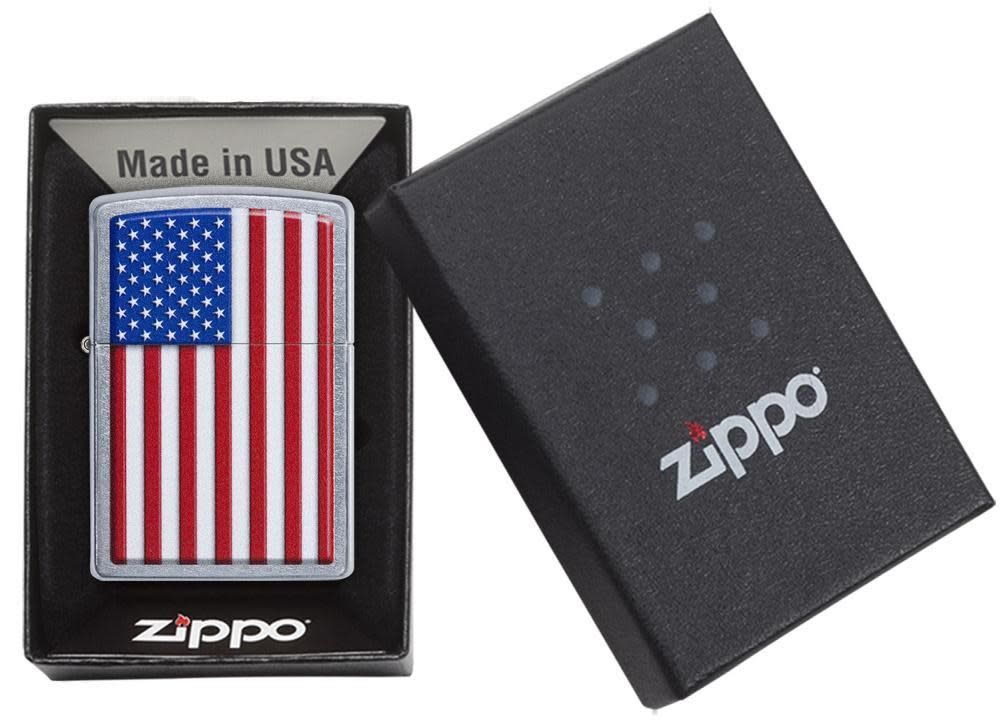 29722 Patriotic FlagZippo Lighter