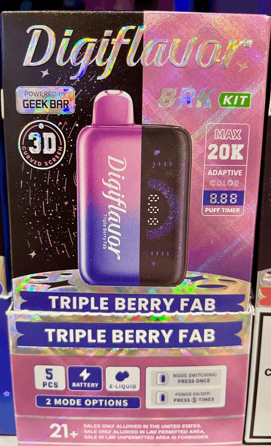 Digiflavor BRK 20k disposable