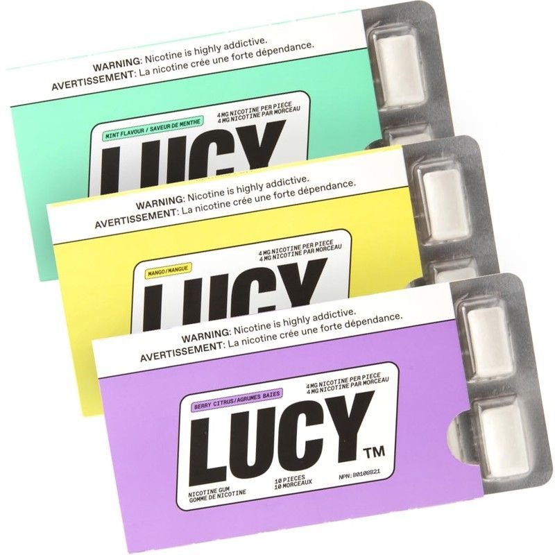 Lucy Nicotine Gum 