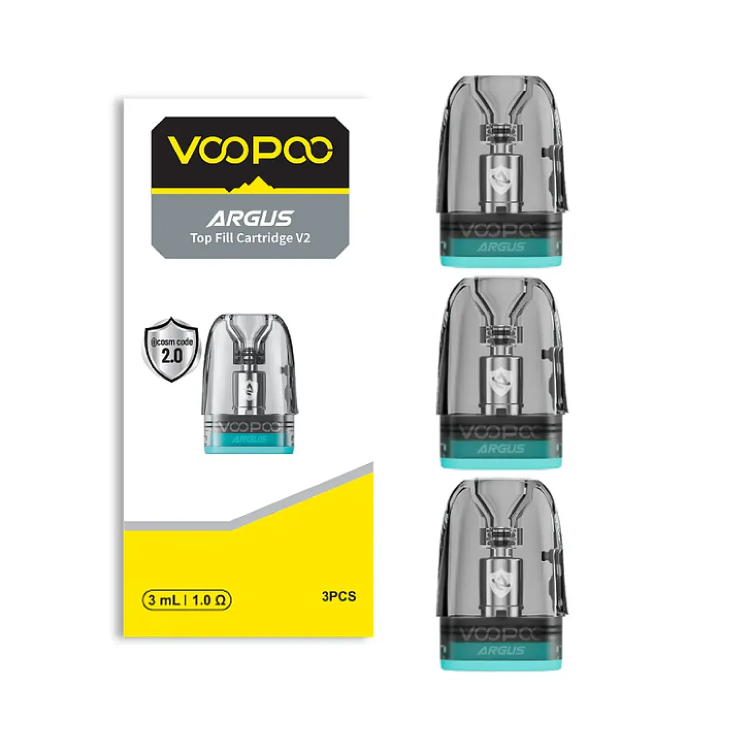 VooPoo Argus V2 Pods 3ml TF 3pk