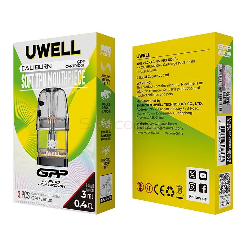 UWELL Caliburn GPP (Top Fill) Soft TPU Mouthpiece