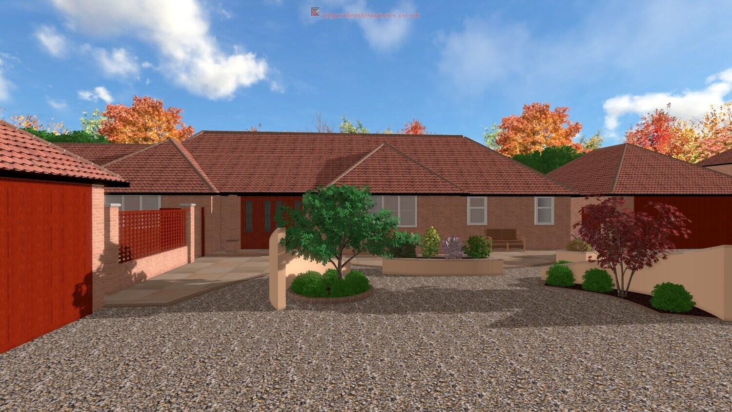Front & back garden design