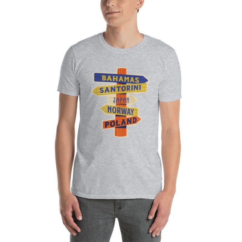 Summer Holiday Signs Short-Sleeve Unisex T-Shirt