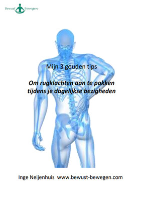 Gratis e-book: 3 gouden tips bij rugklachten