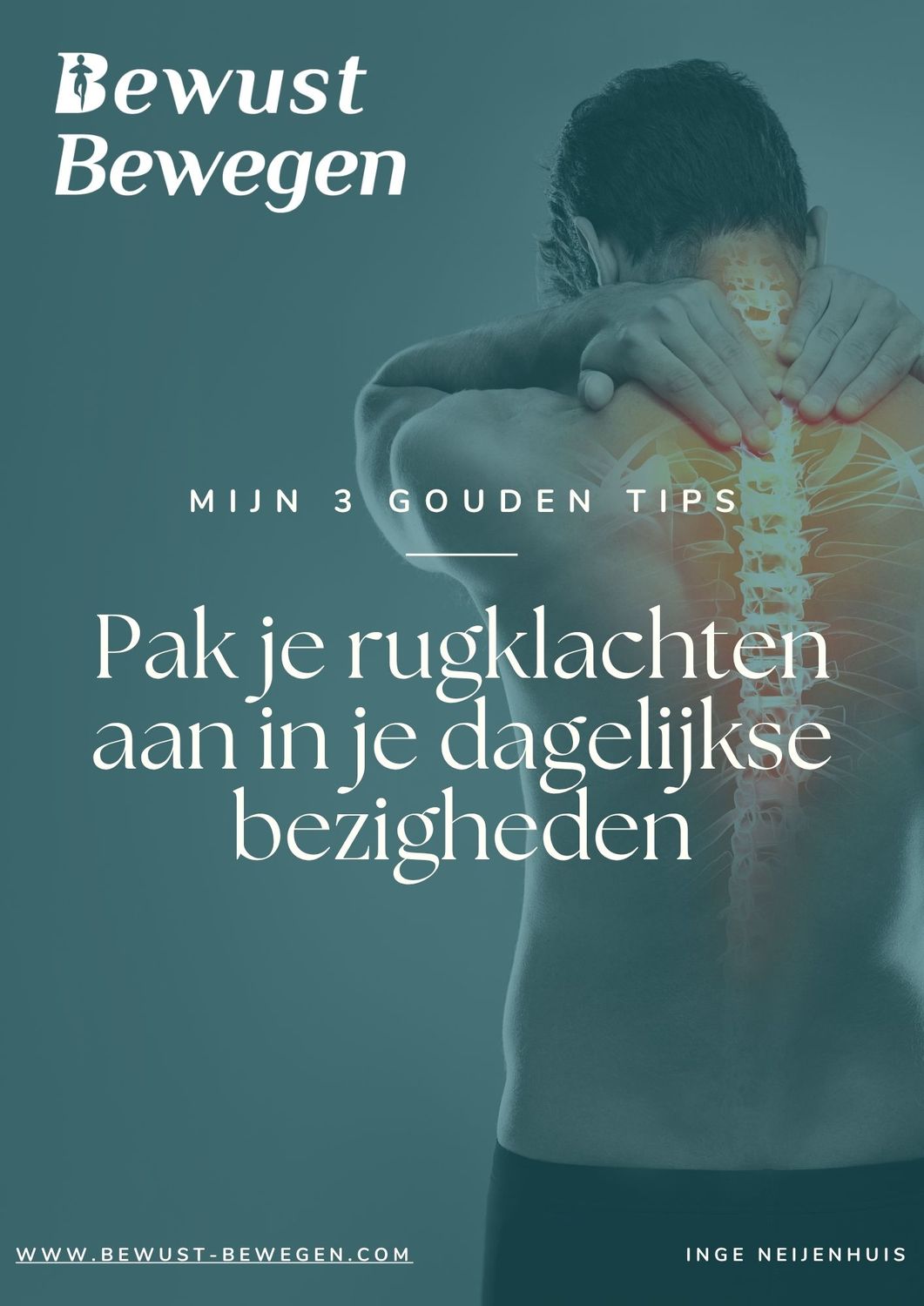 Gratis e-book: 3 gouden tips bij rugklachten