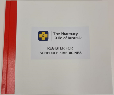 Register for Schedule 8 Medicines (250 pages)