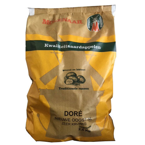 ZEEUWSE DORÉ AARDAPPELS zeer kruimig per zak