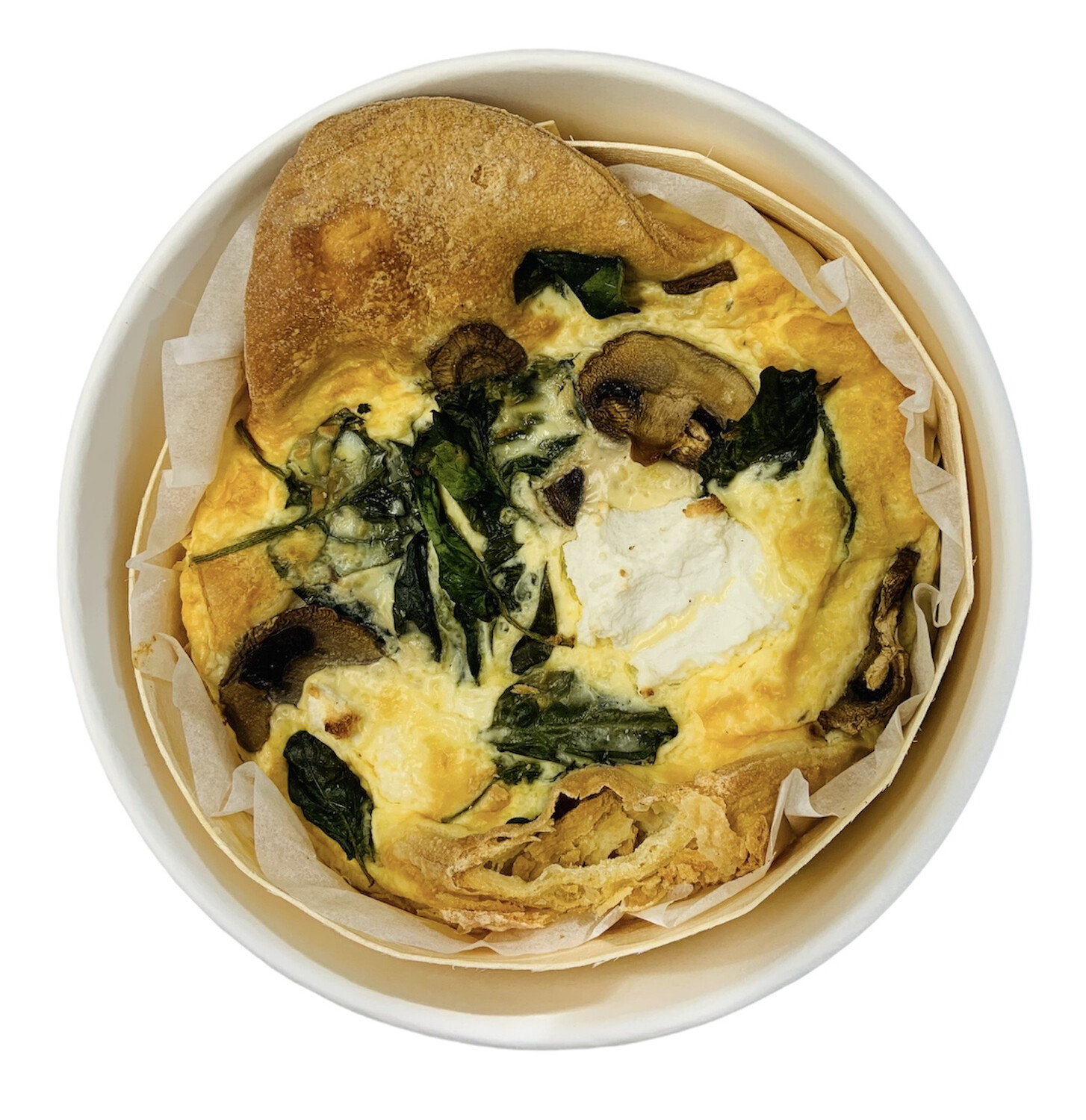 RICOTTA-SPINAZIE QUICHE 16 cm.