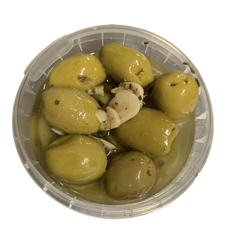 GROENE KNOFLOOK OLIJVEN