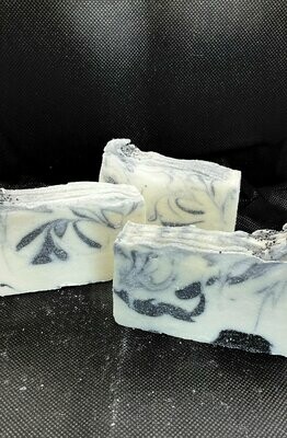 Peppermint with Charcoal salt soap spa bar