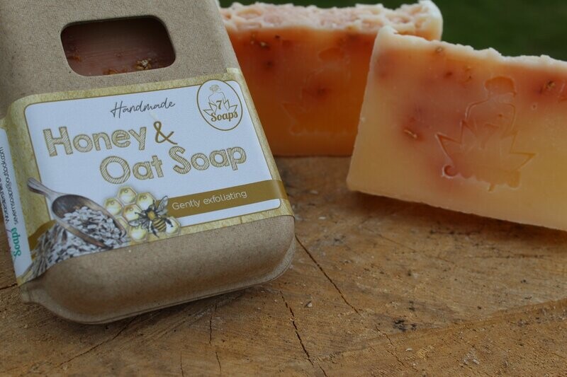 Honey & Oat Soap - Gently Exfoliating