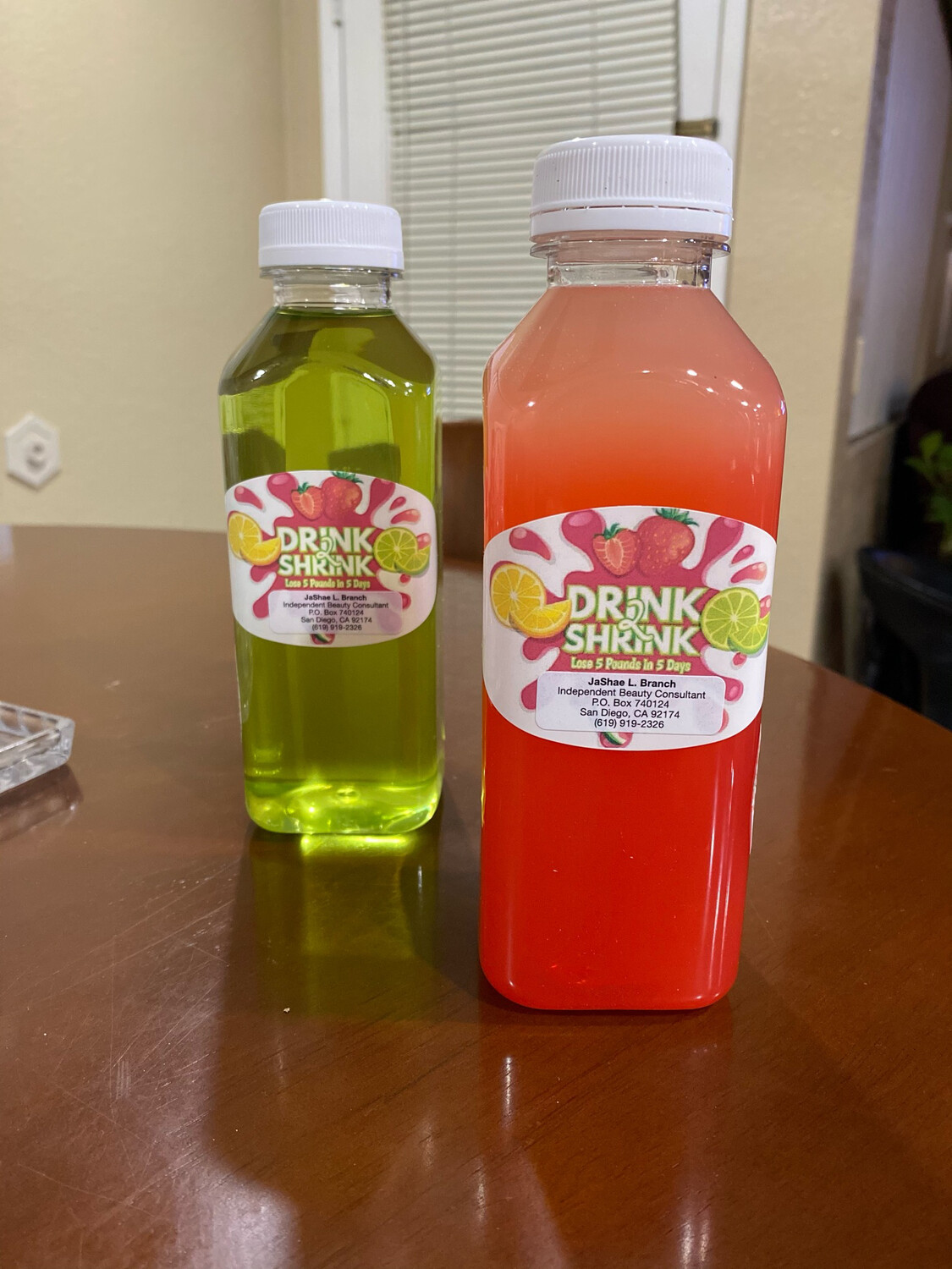 Pre-Made Drink2Shrink 16 oz size (Min. order of 4)