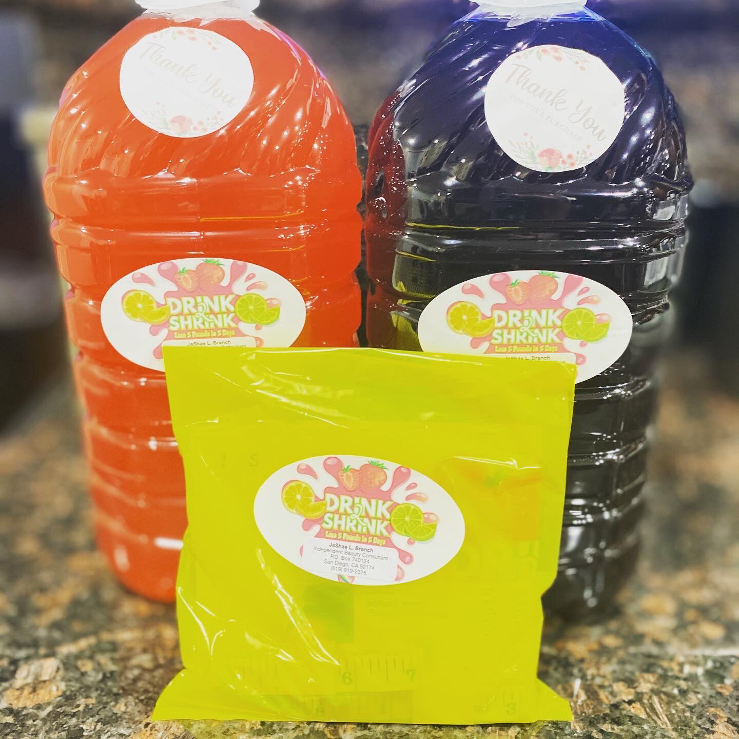 1 Week Supply of PRE-MADE Drink2Shrink