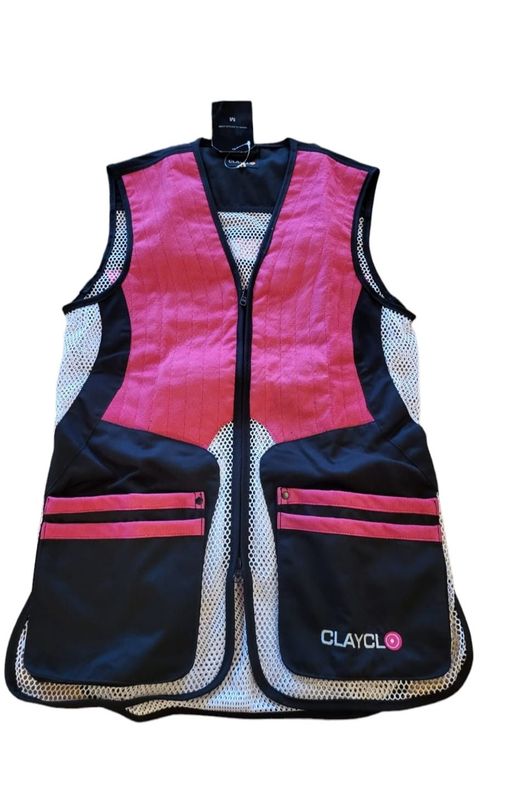 Bespoke DLSC branded ladies Olympia Elite Pro shooting vest